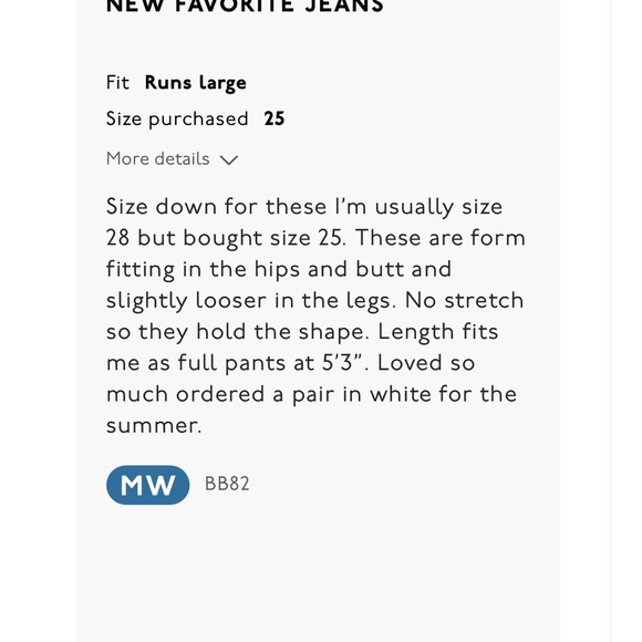 NWT Madewell Women's Dean East Straight Leg Jeans in Monessen Wash sz 31 - Picture 15 of 16